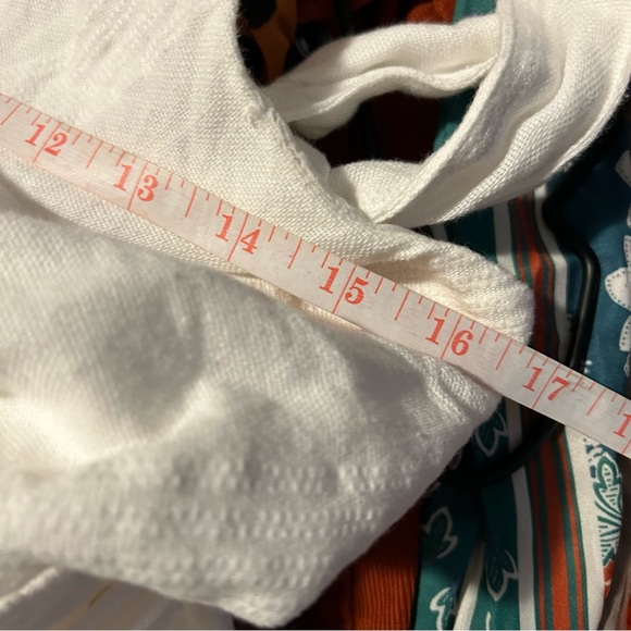 Free People at Leisure Midi Wrap Around Dress White One Strap size S - Picture 10 of 14